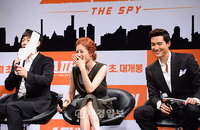 [JK포토]'스파이' 설경구 "다니엘 헤니, 수영 시합서 개헤엄으로 문소리에게 졌다" 폭로