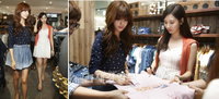팬사인회 참석한 소녀시대 수영&서현, 우월한 각선미와 인형 미모 발산한 직찍 공개!!