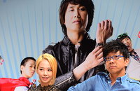 [JK포토]신지수-박철민, '히어로만의 크로스(?)'