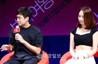 [JK포토]'밤의 여왕' 천정명, 김민정 키스신 소감 "친한 사이라 더 어색했다"