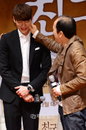 [JK포토]'친구1' 명대사 뽑힌 김광규, 김우빈 볼 꼬집으며 '느그 아버지 뭐하시노?'