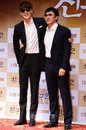 [JK포토]'친구2'로 뭉친 상남자 김우빈-유오성, '선글라스로 한껏 폼잡고~'