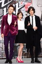 [JK포토]'예쁜남자' 아이유, '장근석-이장우 사이에서 깜찍한 브이'