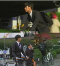 ‘별에서 온 그대’ 김수현, 자전거 수트룩으로 완판남 등극!