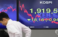 코스피, '옐런 충격'에 1,910대로 하락
