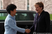 악수하는 한-독정상