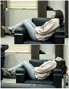 <골든 크로스> 이시영, 떡실신 현장 포착 “이런 데서 주무시면 앙대요~”