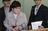 최연혜 코레일 사장 "북한 잘 다녀오겠습니다"