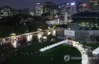 <세월호참사> 밤까지 계속되는 조문행렬