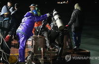 <세월호참사> 다이빙벨 버팀줄 설치