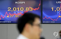 코스피, 연중 최고치 기록…2,000선 돌파