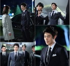 <골든 크로스> 김강우, 올블랙 수트 스틸컷 공개 "색다른 변신 예고"