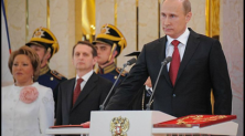 푸틴은 마침내 크림의 러시아 병합을 공식적으로 선언했다. 사진은 2012년 5월에 열렸던 푸틴의 대통령 취임식 || 위키백과 (러시아 크렘린궁 제공)