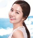 배우 이진, 화장품 광고 속 청초+단아한 매력 발산