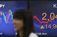 코스피, 장중 2,060 돌파로 연일 최고치 경신…코스닥 급락