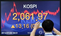코스피 2,060 돌파…박스권 탈출 임박