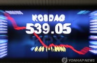 코스닥, 코스피 '풍선효과'로 2% 급락