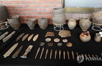 춘천 중도서 발굴된 유물들