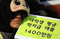 학자금대출 미상환 인원 2년새 10배 급증