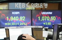 코스피 또 하락…한은 금리인하 약발 안 통해