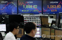 코스피 추락…외국인 ‘매도세’ 과도