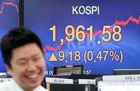 코스피, 연기금 매수세에 1,960선 회복