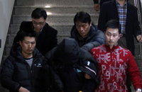 죄짓고 못삽니다.. 수갑찬 '크림빵 뺑소니' 피의자