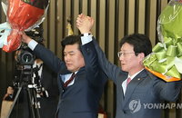 野, 유승민 새누리 원내대표 당선에 축하 메시지