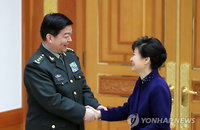 박 대통령, 창완취안 중국 국방장관 접견