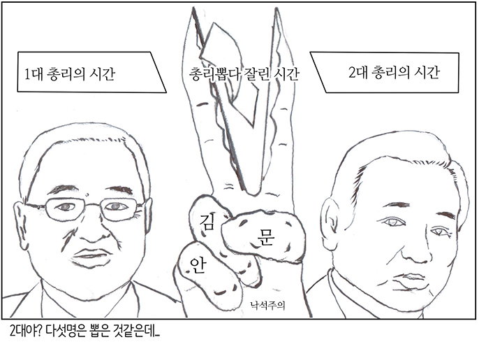 이완구 2대총리가 선출되었다 총리뽑다 잘린 시간