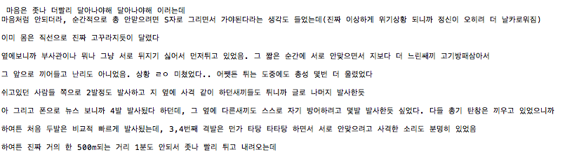 온라인 상에 유포된 유언비어, 정확한 보도가 나오기 전 이 글을 그대로 믿는 사람이 많았다. 