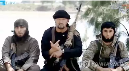 IS에 가담한 타지키스탄 특수경찰대