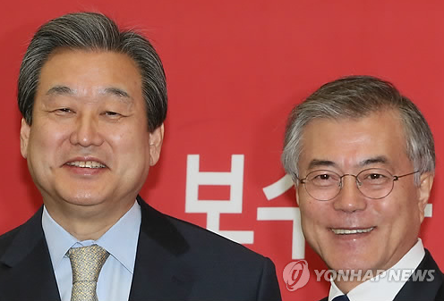 김무성 새누리당 대표 (좌), 문재인 새정치민주연합 대표 (우)