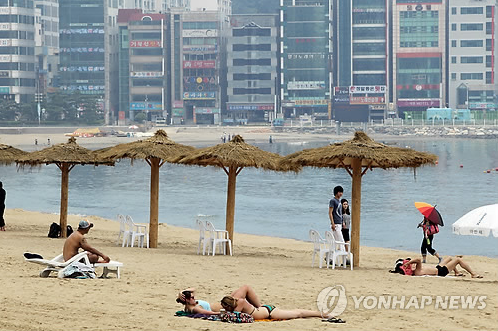 부산 광안리 해수욕장 