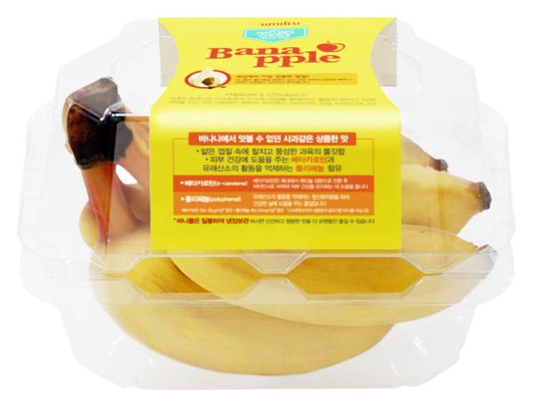 ▲사과 같은 상큼한 맛과 향, '바나플(바나나 애플)' 이미지 (사진 : 스미후루코리아 제공)