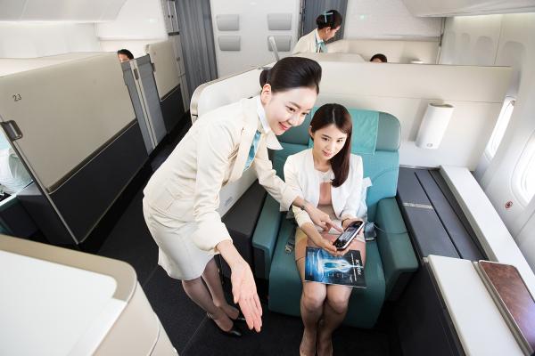 ▲B747-8i 일등석 좌석 모습 (사진 : 대한항공 제공)