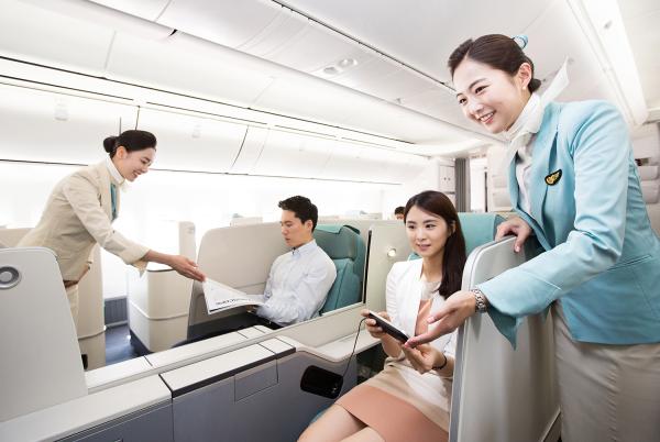 ▲B747-8i 프레스티지 좌석 모습 (사진 : 대한항공 제공)