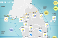[주말 날씨] 1박 2일 외박 하려면 날씨 알아두는게 좋을걸?.. 토-일 정반대