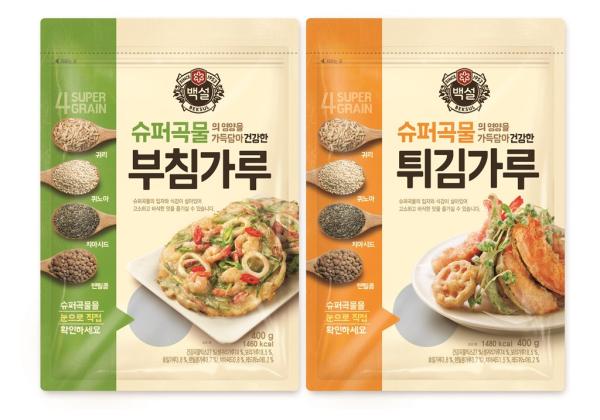 ▲건강한 곡물 부침ㆍ튀김가루 이미지 (사진 : CJ제일제당 제공)