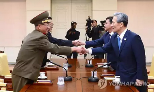 지난 8월, 북한의 서부전선 포격도발 이후 열렸던 남북 고위급 접촉