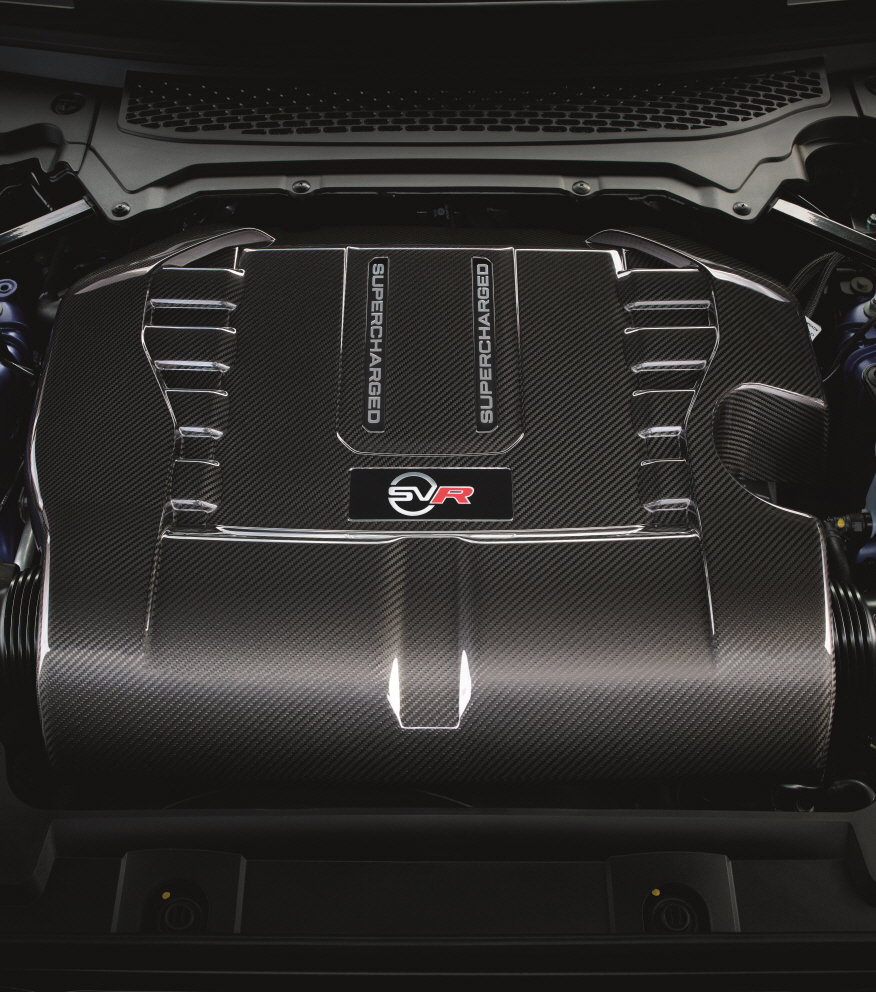   ▲5.0리터 V8 수퍼차저 엔진<사진제공=랜드로버 코리아> 