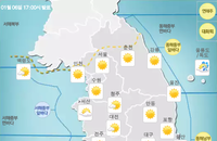 [목요일 날씨] 북풍 내려오며 최저기온 12도 이하로 떨어져.. 매우 추운 아침