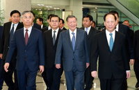 정몽구 현대차그룹 회장, 중국 스타이펑 장쑤성장과 면담