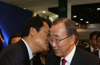 반기문, 총장 임기 끝나기 전 '대선 작심 발언'.. 야 "비난받아 마땅"