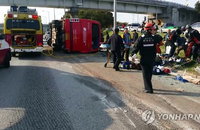 대전 관광버스 사고 원인 제공 70대 쏘나타 차주 체포