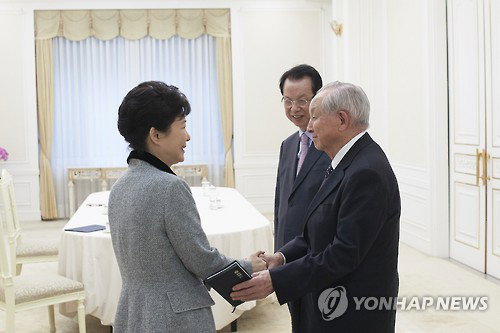 박근혜 대통령 종교계 경청 김장환 김삼환