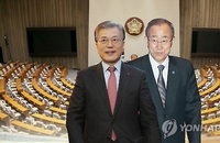 "문재인 27.9%, 반기문 20.3%"…文 오차범위밖 선두<리얼미터>