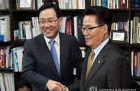 박지원-주호영 "결선투표제 도입해 연정 시대 열자"