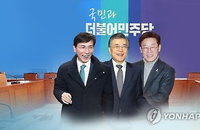 [리얼미터] "민주 후보적합도 문재인 40.1%, 안희정 31.9%, 이재명 14.6%"