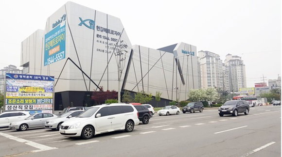 


▲걸포3지구 주변에 마련된 한강메트로자이 견본주택

